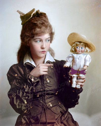 Dorothy Gish Porcelain Doll 1917 | Hollywood Pinups | Film Star Colour and B&W Prints