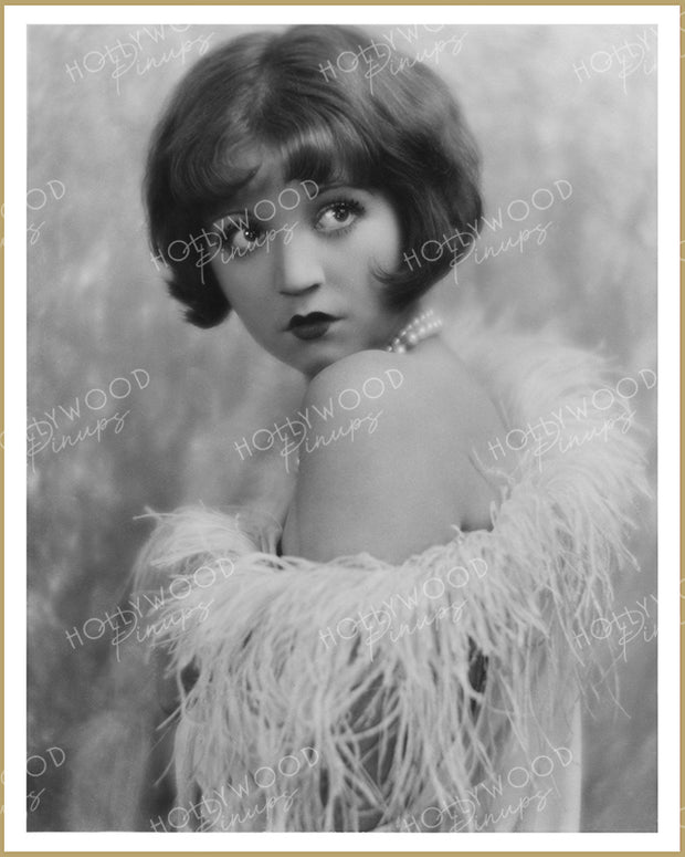 Alice White SHOW GIRL 1928 Feather Trim | Hollywood Pinups Color Prints