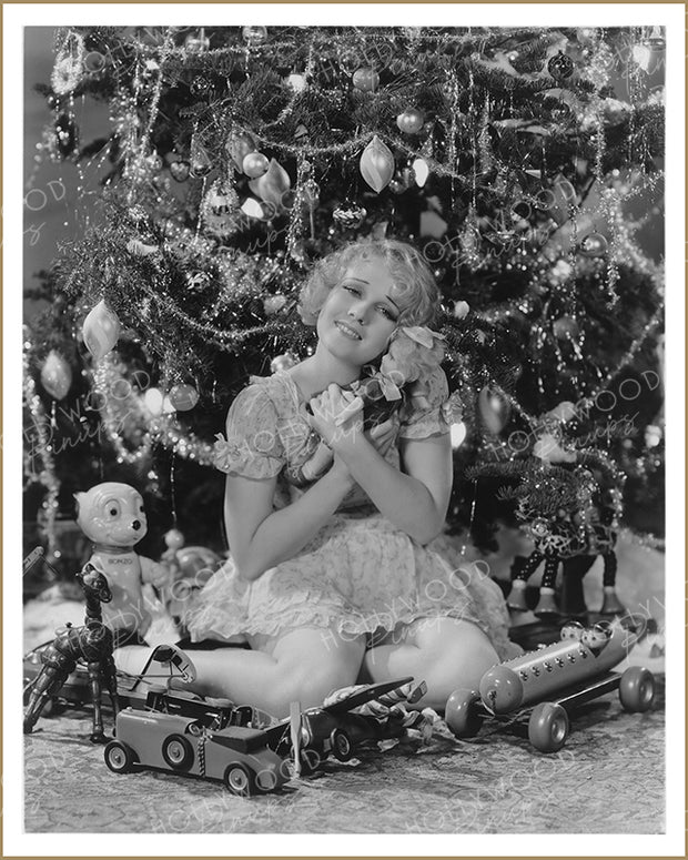 Anita Page Christmas Toys by BULL 1930 | Hollywood Pinups Color Prints