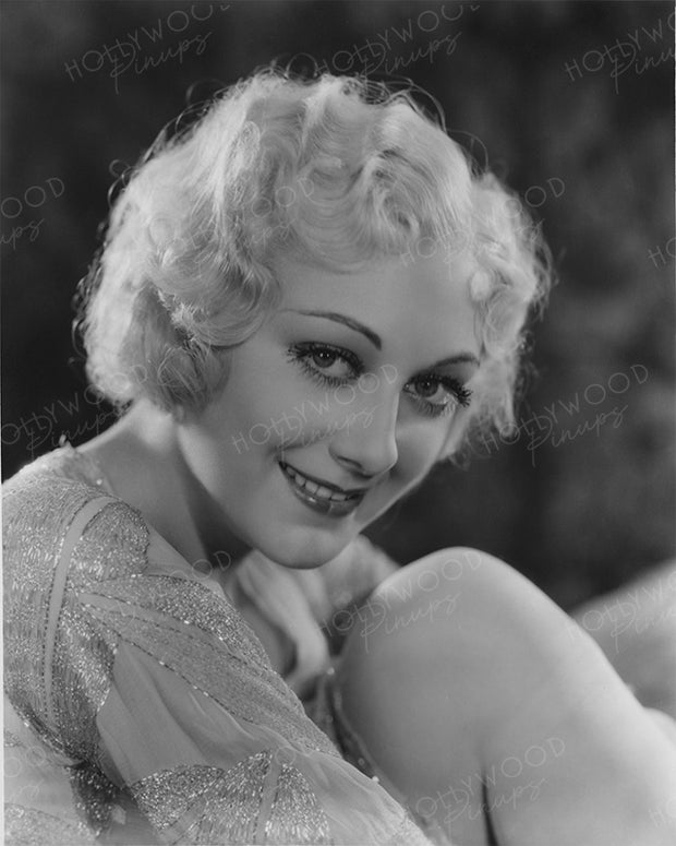 Ann Dvorak Blonde Belle by ELMER FRYER 1932 | Hollywood Pinups Color Prints