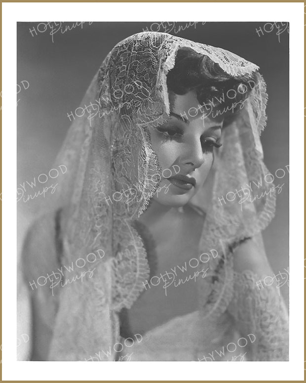 Ann Sheridan Enchanting Lace by MADISON LACY 1941 | Hollywood Pinups Color Prints