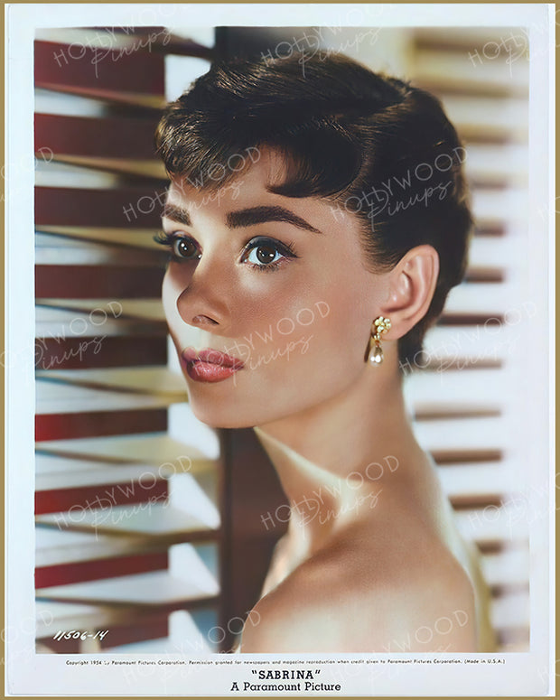 Audrey Hepburn SABRINA 1954 | Hollywood Pinups Color Prints