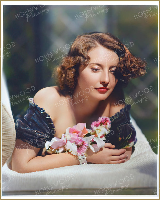 Barbara Stanwyck STELLA DALLAS 1937 by Bachrach | Hollywood Pinups Color Prints