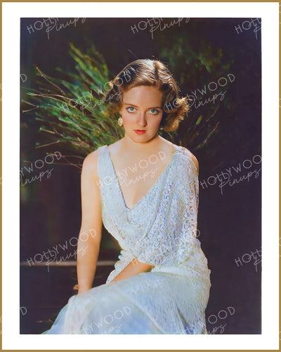 Bette Davis Elegant Lace 1931 | Hollywood Pinups Color Prints