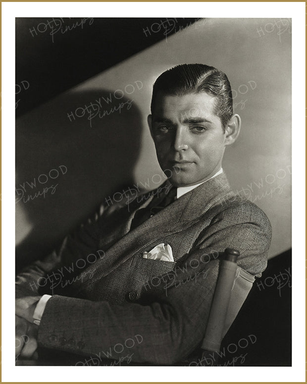 Clark Gable Suave Suit 1931 | Hollywood Pinups Color Prints
