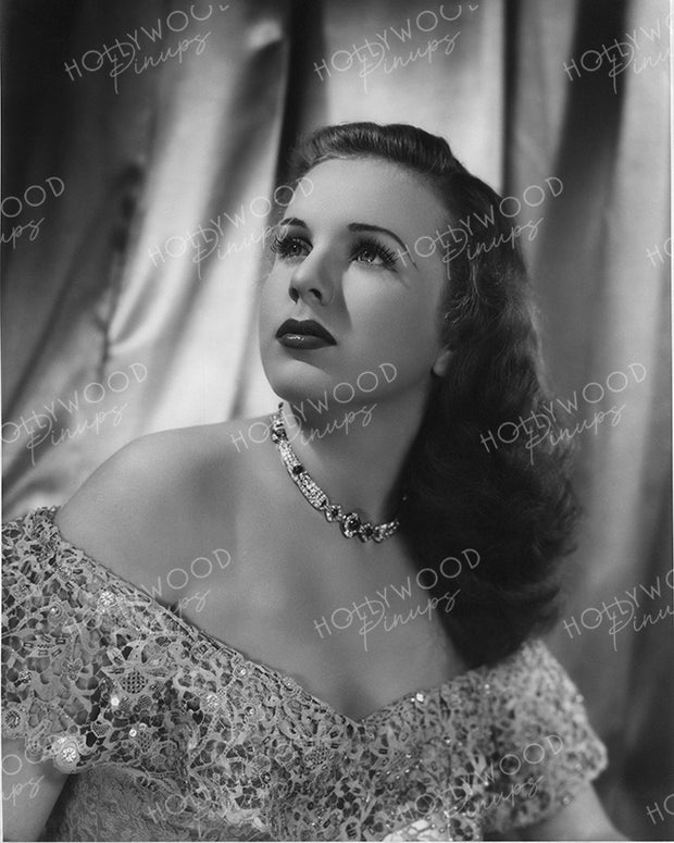 Deanna Durbin Glittering Lace by RAY JONES 1944 | Hollywood Pinups Color Prints