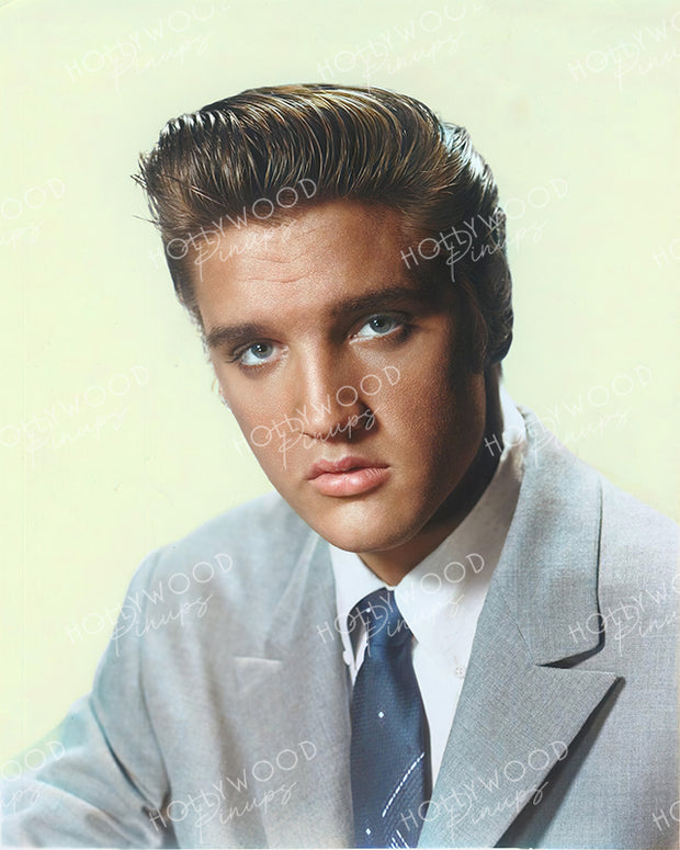 Elvis Presley Sexy Pout 1956 | Hollywood Pinups Color Prints