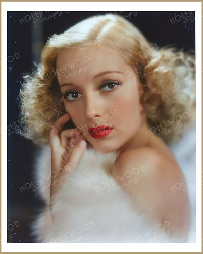 Evelyn Keyes Glamour Blonde 1938 | Hollywood Pinups Color Prints