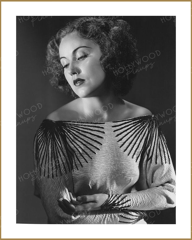 Fay Wray THE RICHEST GIRL IN THE WORLD 1934 by BACHRACH | Hollywood Pinups Color Prints