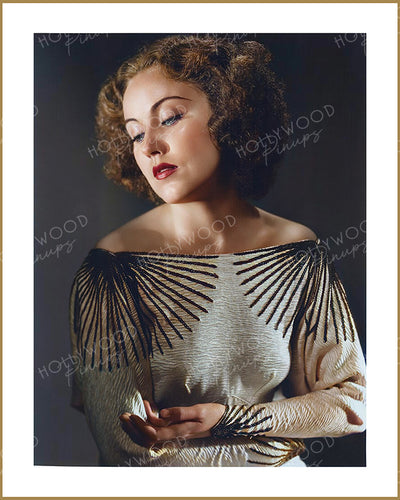 Fay Wray THE RICHEST GIRL IN THE WORLD 1934 by BACHRACH | Hollywood Pinups Color Prints