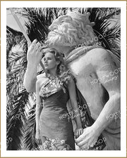Frances Farmer EBB TIDE 1937 Ancient Statue | Hollywood Pinups Color Prints