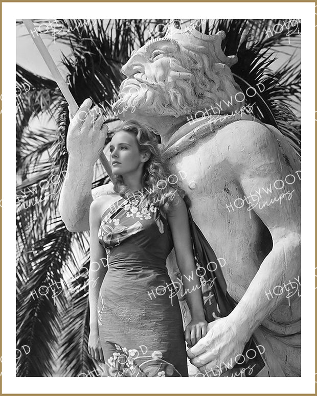 Frances Farmer EBB TIDE 1937 Ancient Statue | Hollywood Pinups Color Prints