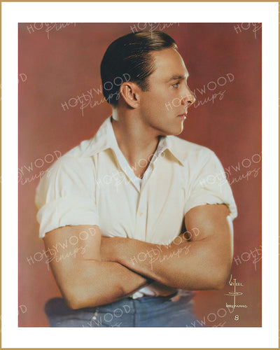 George O'Brien Handsome Profile by WITZEL 1926 | Hollywood Pinups Color Prints