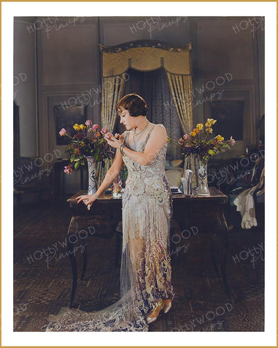Gloria Swanson Boudoir Beauty 1922 | Hollywood Pinups Color Prints