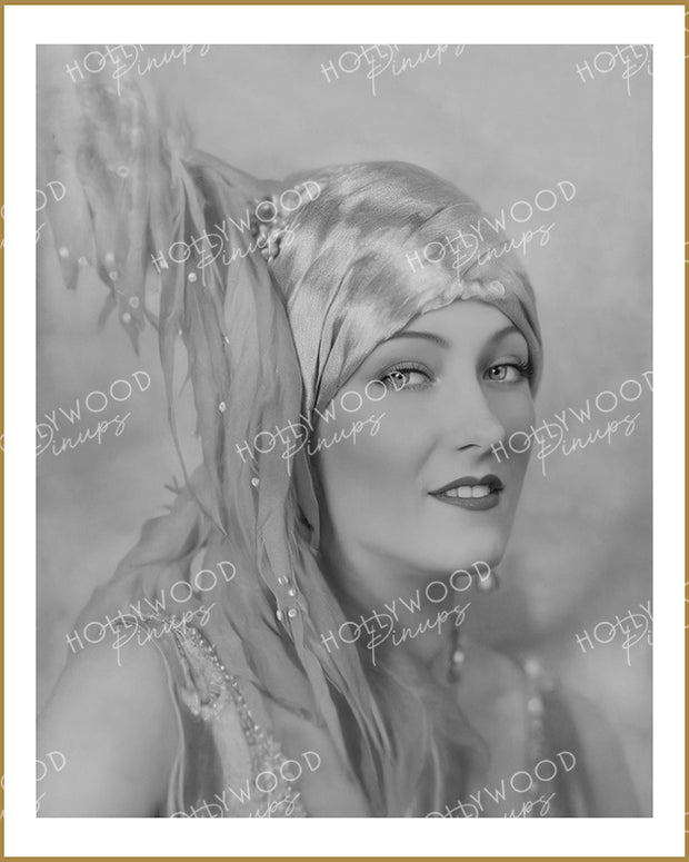 Gloria Swanson Pink Plumes 1925 | Hollywood Pinups Color Prints