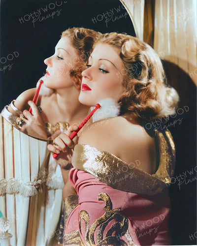 Grace Bradley Powder Puff 1935 | Hollywood Pinups Color Prints