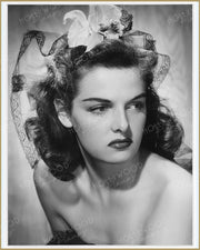 Jane Russell Pouty Beauty by MAURINE 1941 | Hollywood Pinups Color Prints