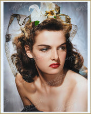 Jane Russell Pouty Beauty by MAURINE 1941 | Hollywood Pinups Color Prints
