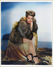 Janis Paige Striking Glamour 1946 | Hollywood Pinups Color Prints