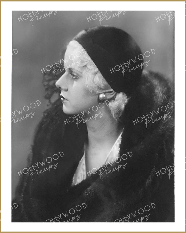 Jean Harlow Deco Profile by PACH BROS 1930 | Hollywood Pinups Color Prints