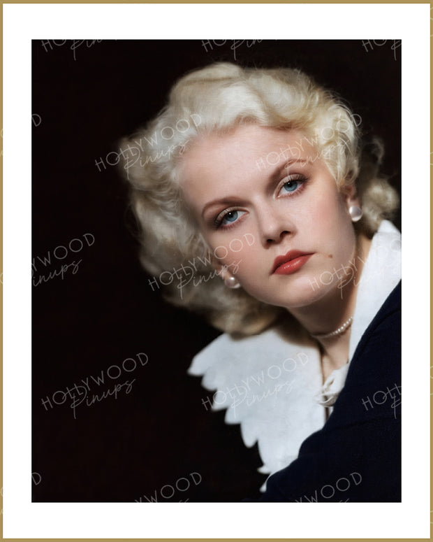 Jean Harlow Dewy Daydream 1931 | Hollywood Pinups Color Prints