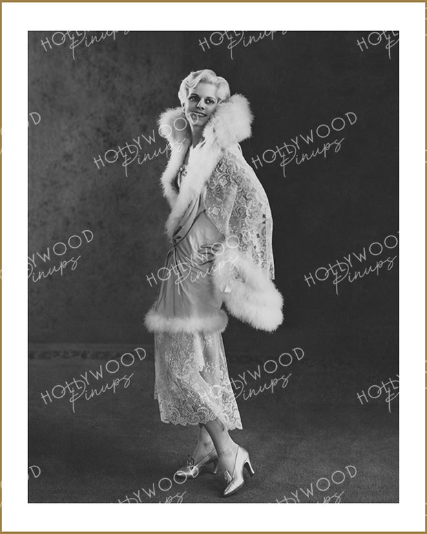 Jean Harlow Elegant Attire 1929 | Hollywood Pinups Color Prints