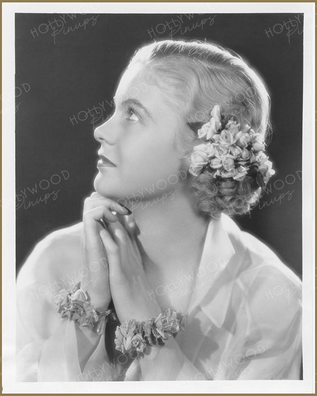 Jean Muir Dainty Rosebuds 1934 | Hollywood Pinups Color Prints