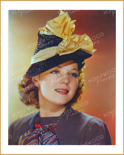 Jean Rogers Stylish Hat 1937 | Hollywood Pinups Color Prints
