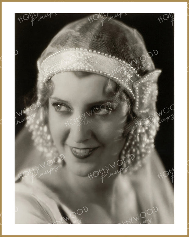 Jeanette MacDonald THE VAGABOND KING 1930 Pearl Headress | Hollywood Pinups Color Prints