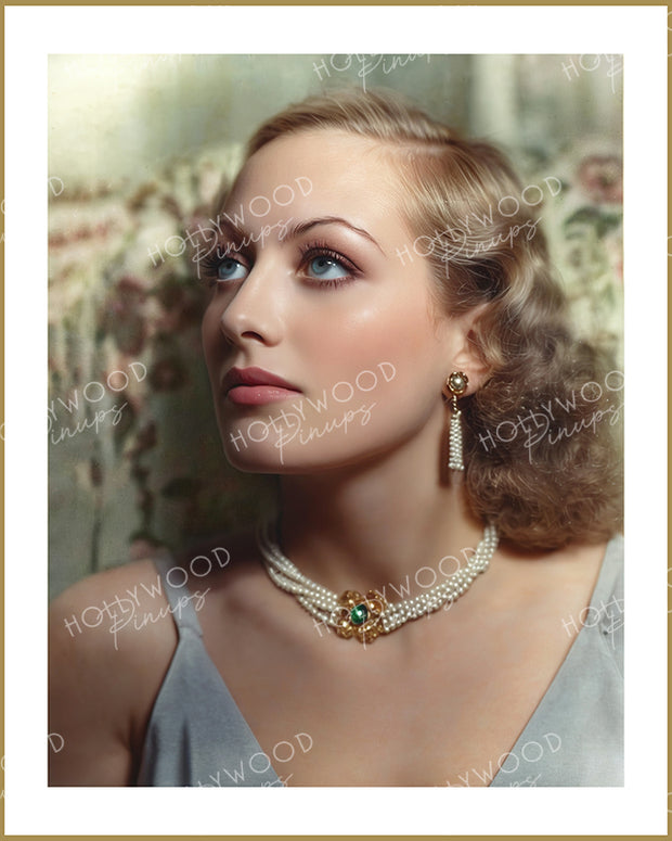 Joan Crawford Heavenly Blonde by HURRELL 1931 | Hollywood Pinups Color Prints