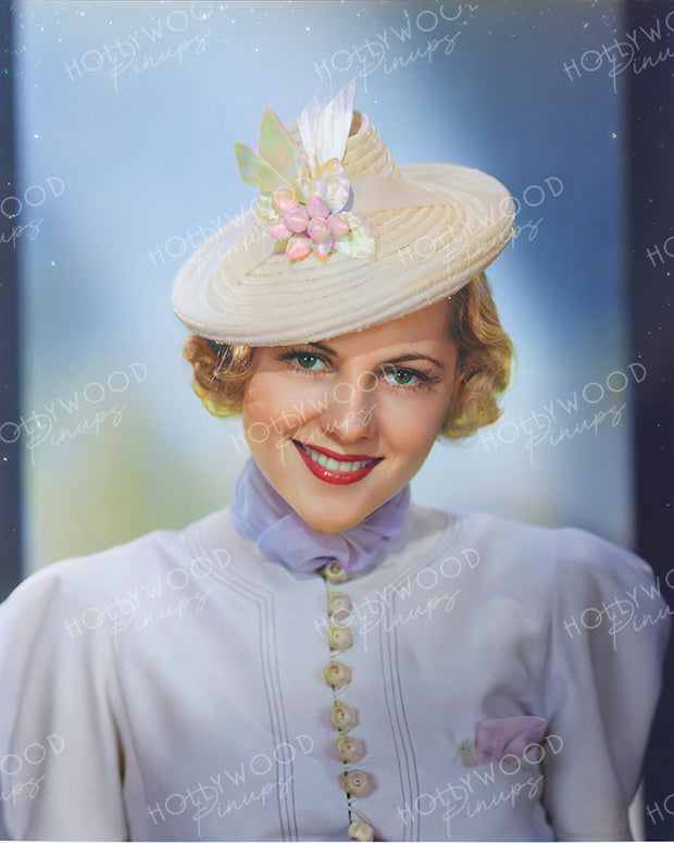 Joan Fontaine Lavender Haze by BACHRACH 1936 | Hollywood Pinups Color Prints