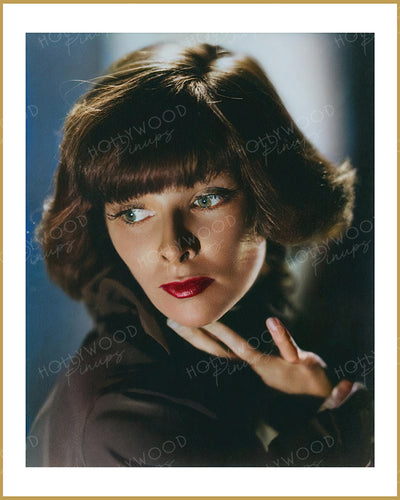 Katharine Hepburn Hypnotic Beauty 1936 | Hollywood Pinups Color Prints