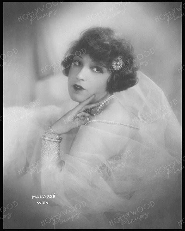 Lili Damita Dreamy Vision 1926 by MANASSE | Hollywood Pinups Color Prints