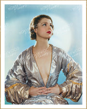 Lilian Bond Plunging Neckline by FRYER 1930 | Hollywood Pinups Color Prints
