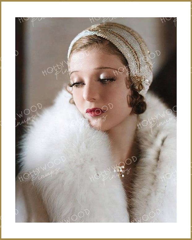 Loretta Young Deco Doll 1930 | Hollywood Pinups Color Prints