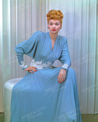 Lucille Ball Powder Blue 1946 | Hollywood Pinups Color Prints