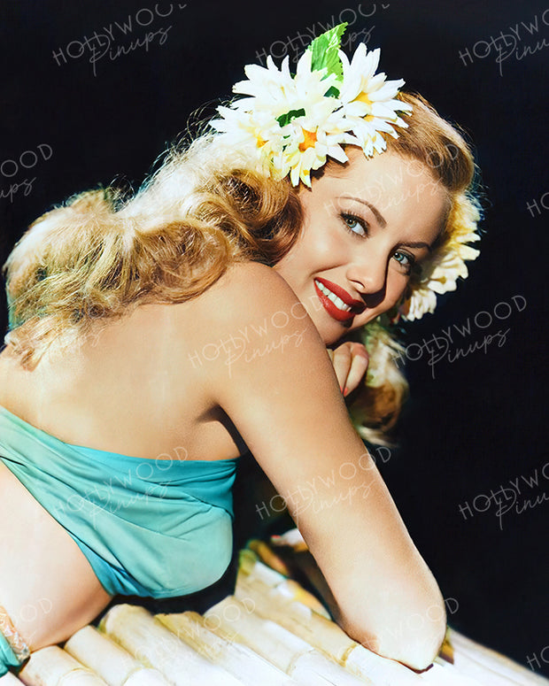 Jane Harker NIGHT AND DAY 1946 by Scotty Welbourne | Hollywood Pinups Color Prints