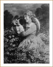 Mary Pickford Easter Bunny by DE GASTON 1916 | Hollywood Pinups Color Prints