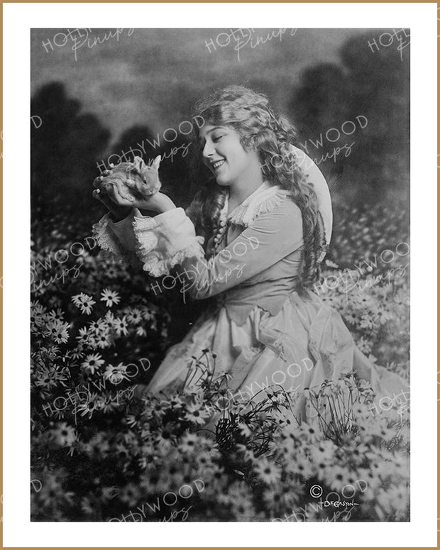 Mary Pickford Easter Bunny by DE GASTON 1916 | Hollywood Pinups Color Prints