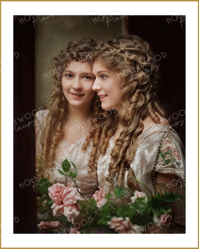 Mary Pickford Mirror Belle by WILLIAM EARLE 1914 | Hollywood Pinups Color Prints