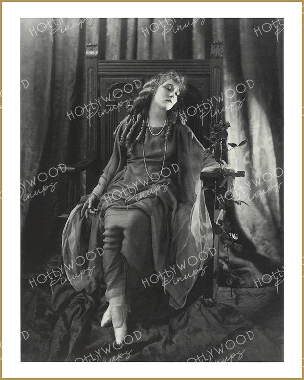 Mary Pickford - "The Mystic Rose" (1918) by Charlotte Fairchild | Hollywood Pinups Color Prints