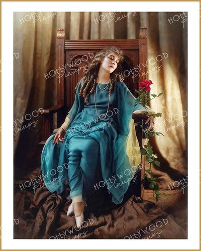 Mary Pickford - "The Mystic Rose" (1918) by Charlotte Fairchild | Hollywood Pinups Color Prints