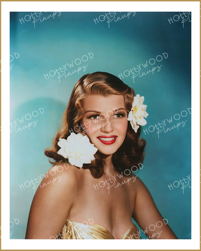Rita Hayworth Tropical Beauty 1941 | Hollywood Pinups Color Prints