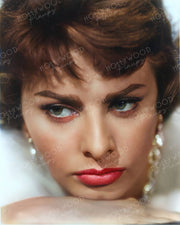 Sophia Loren Dramatic Closeup by BUD FRAKER 1957 | Hollywood Pinups Color Prints