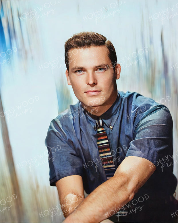 Ty Hardin by BUD FRAKER 1957 | Hollywood Pinups Color Prints
