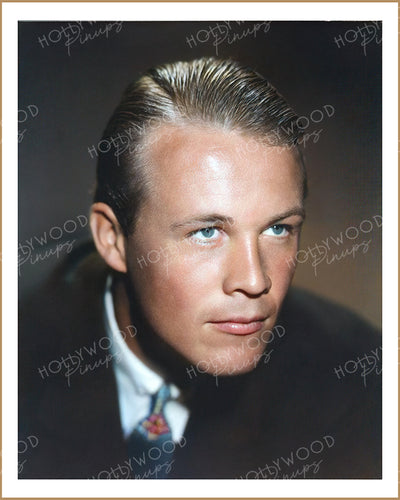 Wayne Morris by SCOTTY WELBOURNE 1937 | Hollywood Pinups Color Prints