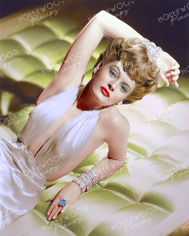 Alexis Smith Plunging Halterneck 1943 | Hollywood Pinups Color Prints