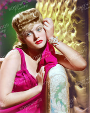 Alexis Smith Cerise Seduction by ELMER FRYER 1941 | Hollywood Pinups Color Prints