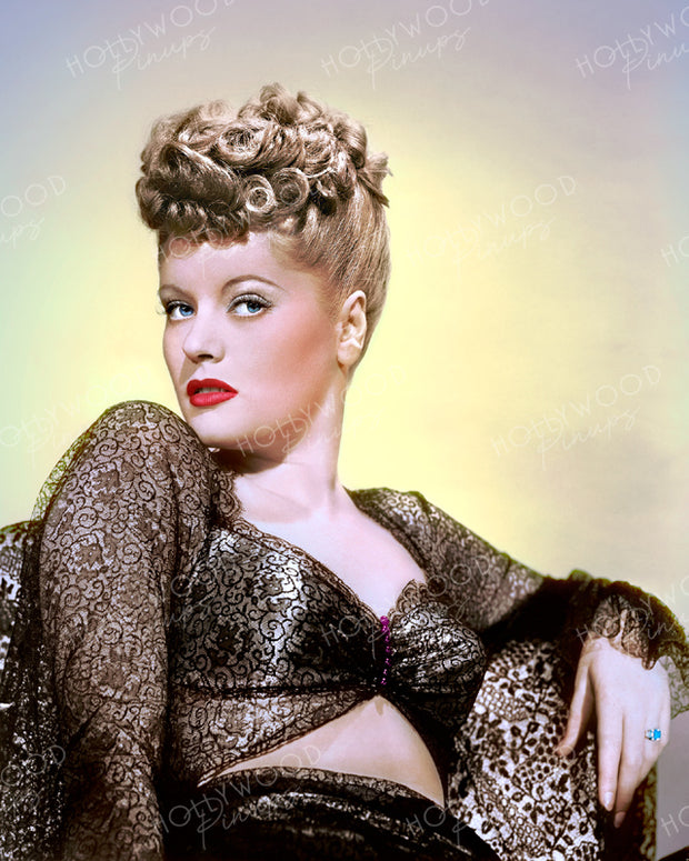 Alexis Smith Lace Fantasy 1945 | Hollywood Pinups | Film Star Colour and B&W Prints
