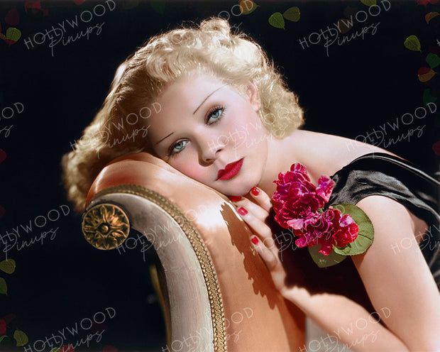 Alice Faye Dreamy Blonde 1934 | Hollywood Pinups Color Prints